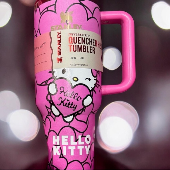 Stanley Pink Hello Kitty Quencher Tumbler - Picture 1 of 7